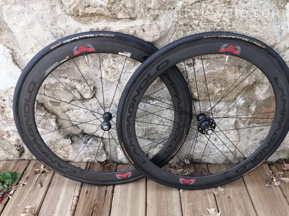Paire de roues Campagnolo bora 80th occasion - 4