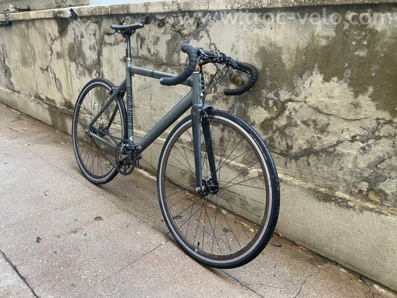 State Bicycle Black Label V2 Army Green – 55 cm - Fixie / Singlespeed - 7