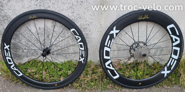 Roues CADEX Disc Tubeless Gold Signature Edition - 1