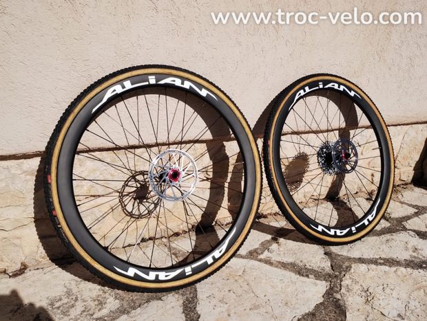 ROUES ALIAN CARBONE BOYAUX - 2