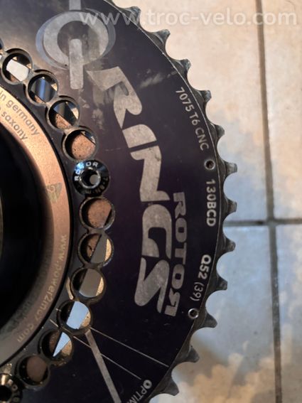 Pédalier Rotor 3D capteur de puissance power 2max 170mm - 3
