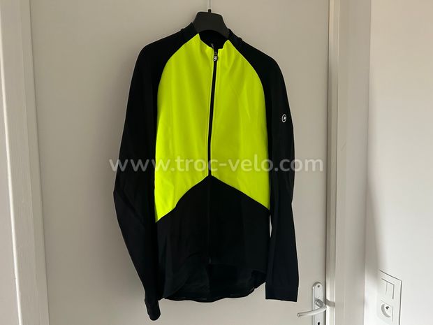 Veste Mille GT Spring/fall Noir fluo yellow Assos - 1