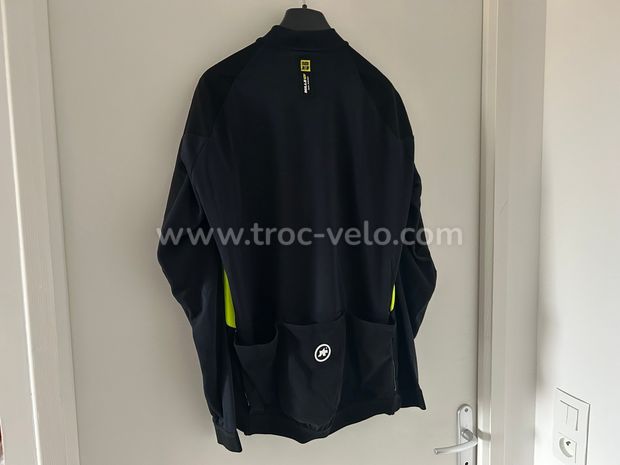 Veste Mille GT Spring/fall Noir fluo yellow Assos - 2