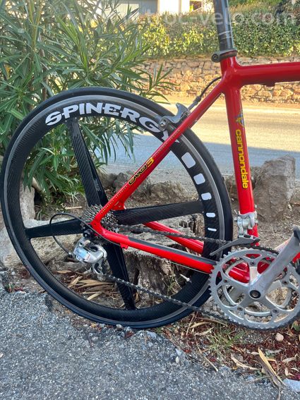 Cannondale CAAD3 Saeco (Taille S) - Roues Spinergy Rev-X alu/carbone - 2