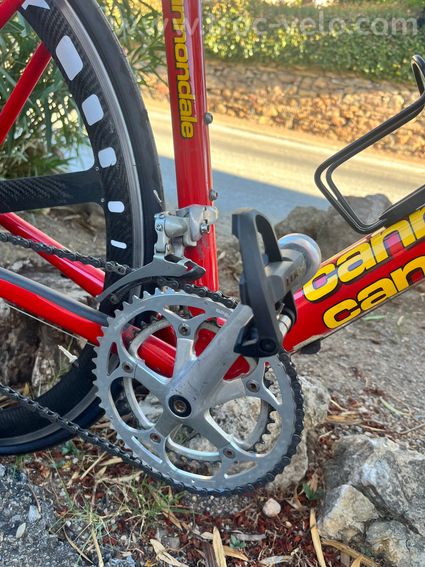 Cannondale CAAD3 Saeco (Taille S) - Roues Spinergy Rev-X alu/carbone - 4