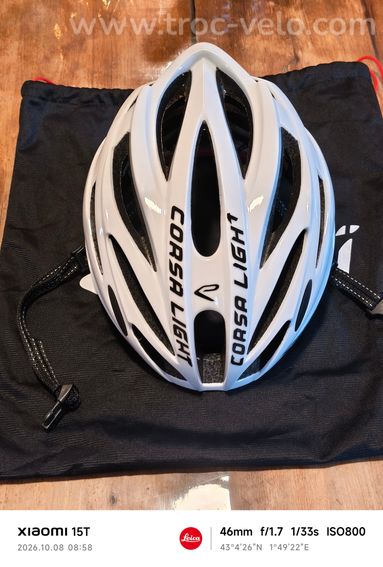 Casque EKOI Corsa light blanc taille L/XL