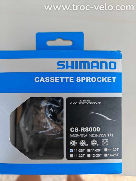 cassette Shimano Ultegra CS-R8000 11V 11/25 - SHIMANO - 3