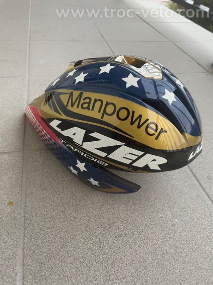 Casque de Chrono/Triathlon Lazer, USA Custom - 3