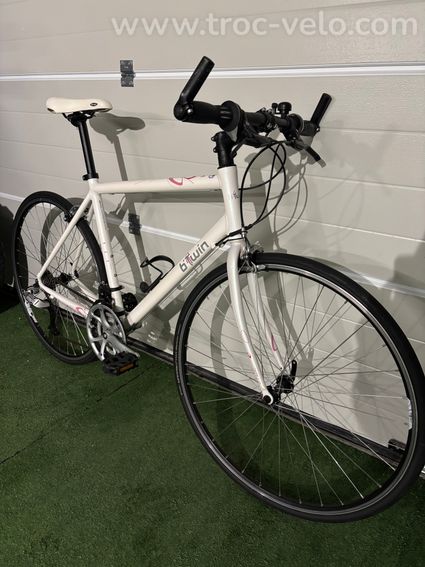 Vélo fitness route cintre plat - 2