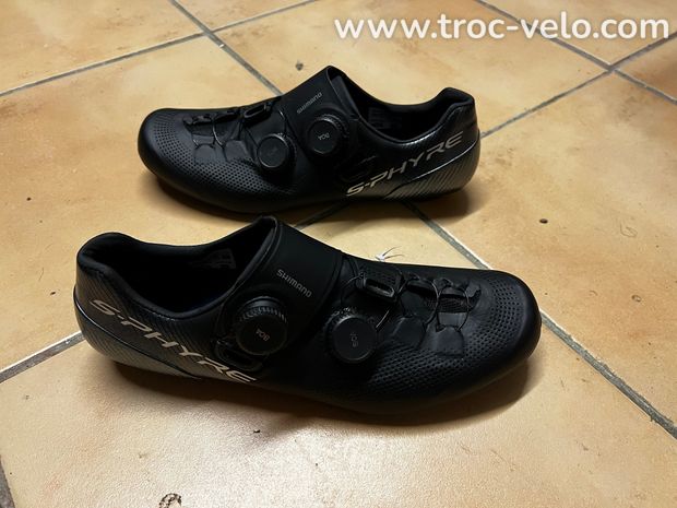 Chaussures Shimano RC9 S-PHYRE noires - 1