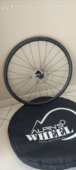 Paire de roues carbone disque Alpins Wheel - profil 30 mm - 3