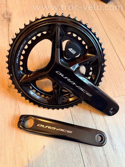 Pédalier Shimano Dura-Ace, capteur 4iiii, 54/30
