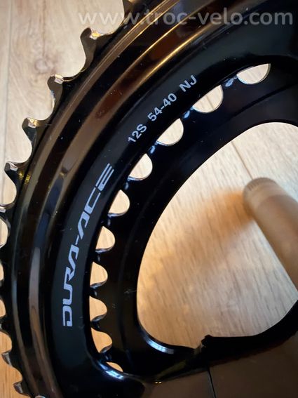 Pédalier Shimano Dura-Ace, capteur 4iiii, 54/30 - 2