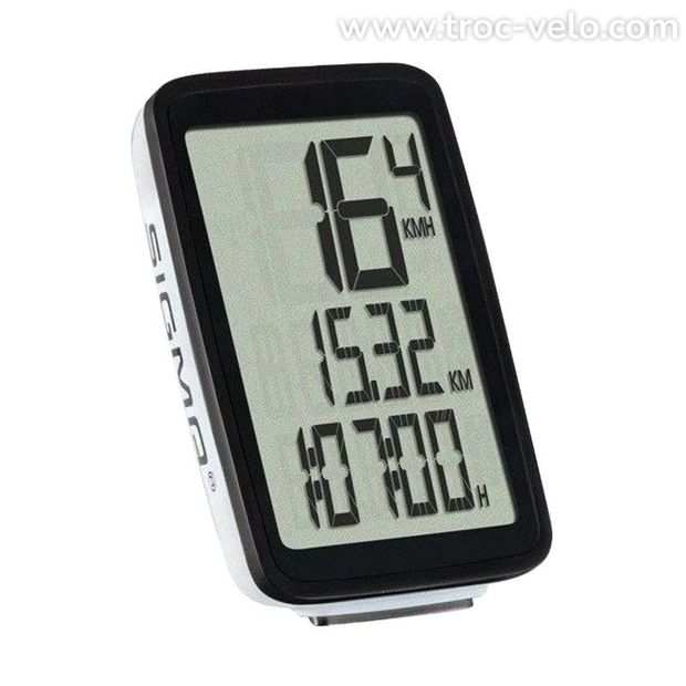 Compteur sans Fil SIGMA PURE 1 ATS Noir Blanc - 2