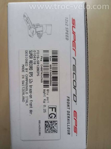 Dérailleur avant Campagnolo Super Record EPS - 2