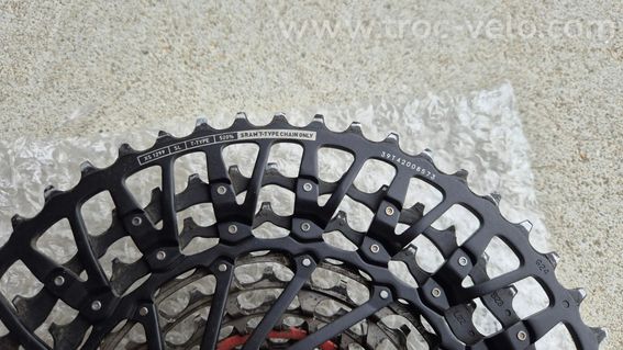 Cassette Sram XX SL T-Type Eagle XS-1299 10-52 Dents 12V Noir - 4