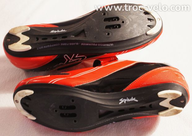 Chaussures vélo SPIUK UHRA-R - rouge/noir - 44 - 4