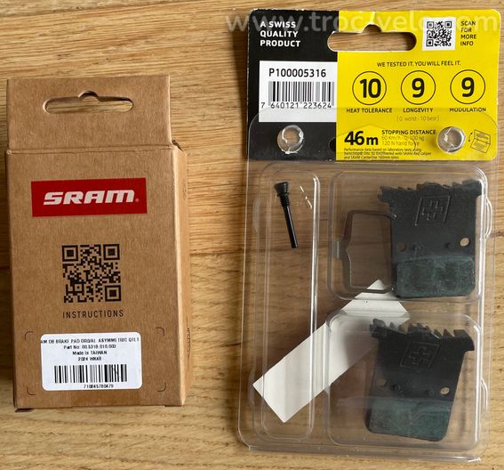 2 paires de plaquettes de frein Sram HRD - 2