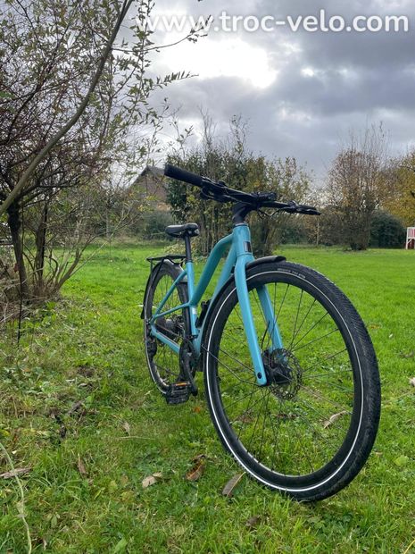 Vélo Gravel assistance électrique orbea vibe h30 bleu - 1