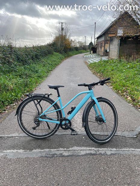 Vélo Gravel assistance électrique orbea vibe h30 bleu - 3