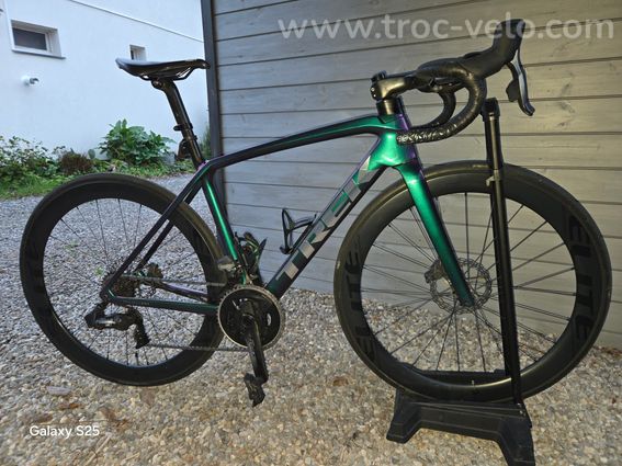 Amateur de bike sport, je vends mon Trek Emonda SLR 7 Améthist Sram force avec capteur de puissance - 5