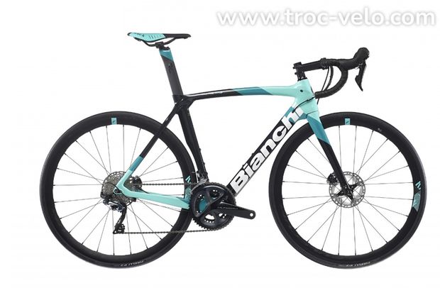 Vélo carbone OLTRE XR3 ULTEGRA/105  DISC 11V BIANCHI (Série Limitée) - 1