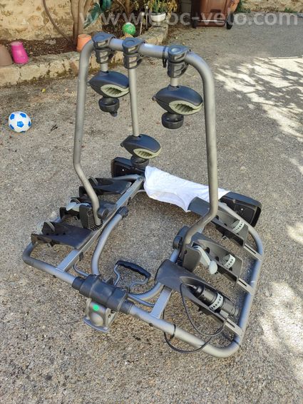 PORTE VELO BOULE D'ATTELAGE ANTIVOL BASCULABLE - 2
