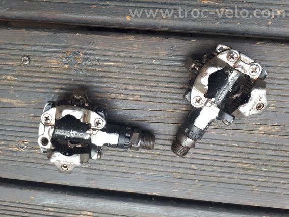Pédales automatiques VTT shimano PD-M520 - 3