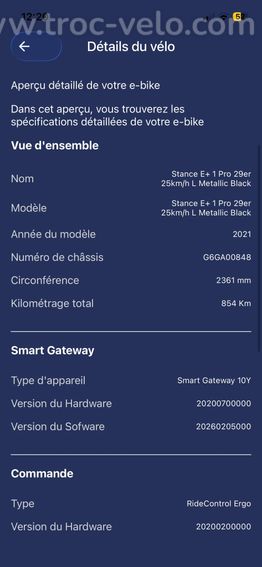 Giant Stance E+ 1 Pro Taille L 854 km  - 14