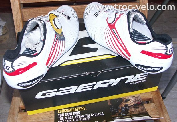 CHAUSSURES GAERNE COMPOSIT G-SPEED CARBON RED 43 NEUVES ! - 4