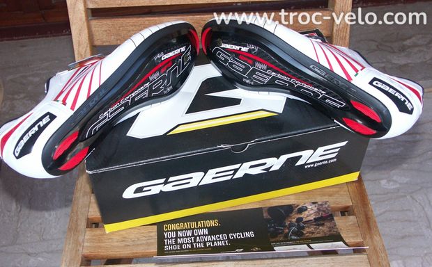 CHAUSSURES GAERNE COMPOSIT G-SPEED CARBON RED 43 NEUVES ! - 7