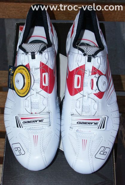 CHAUSSURES GAERNE COMPOSIT G-SPEED CARBON RED 43 NEUVES ! - 8