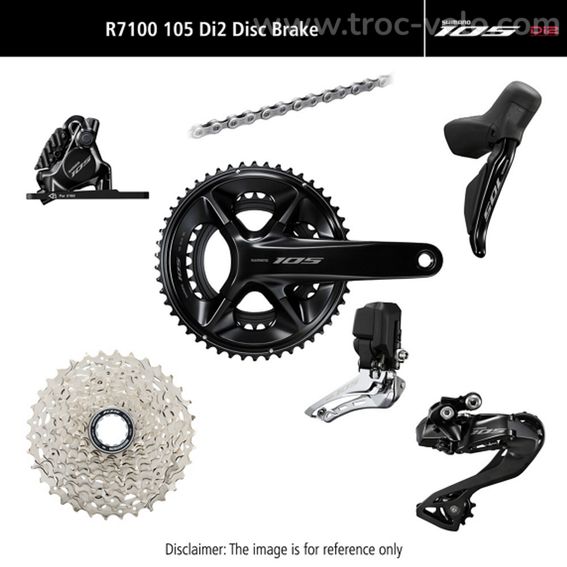 Groupe Complet 105 Di2 R7100 Disque