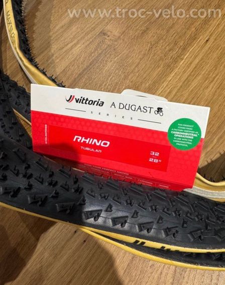 Boyaux dugast Vittoria Rhino tubular 32 Flying doctor 240 tpi coton et kevlar - 2