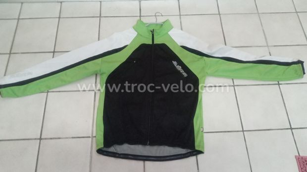 Veste hiver vélo BJORKA  verte et blanche taille xl - 1