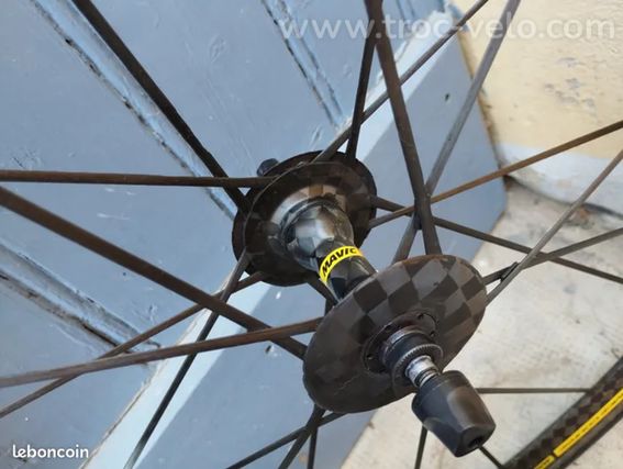 Roues carbone Mavic Cosmic ultimate service course, vélo route course carbone - 4