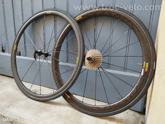 Roues carbone mavic Cosmic 32/40, vélo route course - 2