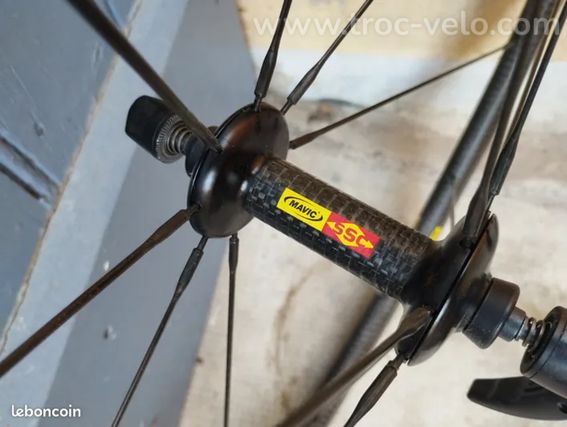 Roues carbone mavic Cosmic 32/40, vélo route course - 5