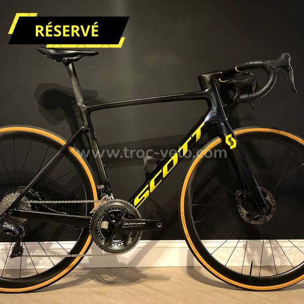 🔥réservé🔥Scott Addict RC PRO HMX Shimano Dura Ace Di2 Disque Syncros carbon🔥 valeur 9500 euros 56 super occasion - 1