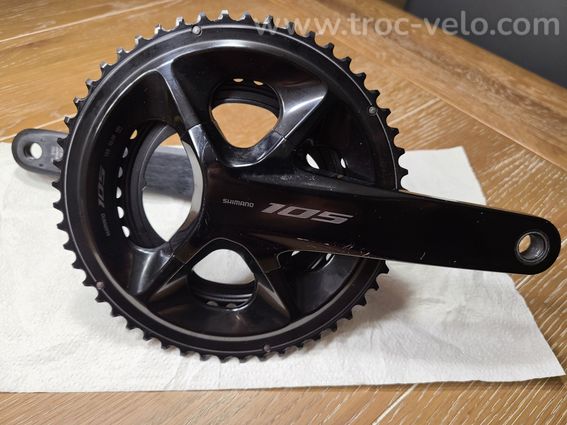 Pédalier SHIMANO 105 12V 52 36 172,5mm plateaux neufs