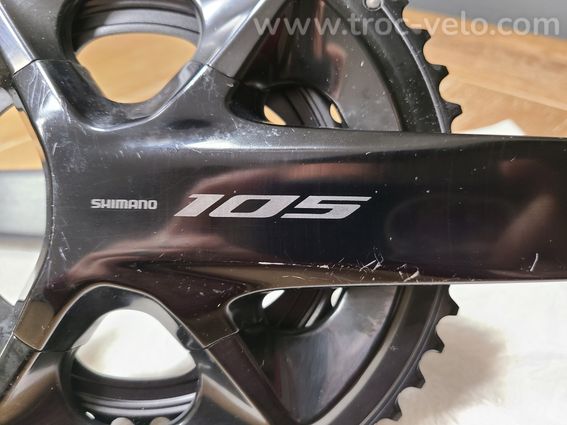 Pédalier SHIMANO 105 12V 52 36 172,5mm plateaux neufs - 2