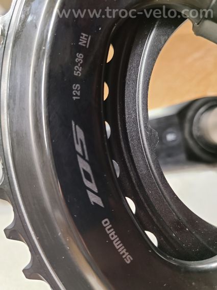 Pédalier SHIMANO 105 12V 52 36 172,5mm plateaux neufs - 3