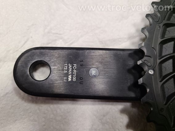 Pédalier SHIMANO 105 12V 52 36 172,5mm plateaux neufs - 6