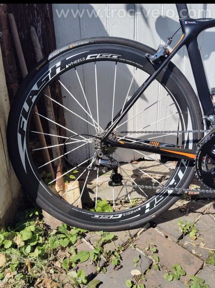 Giant tcr noir et orange roue flash wheels - 2