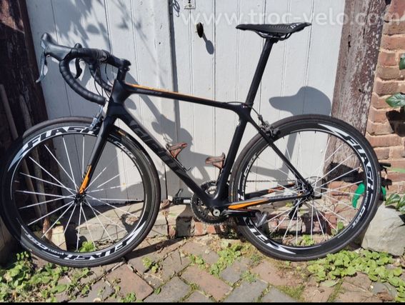 Giant tcr noir et orange roue flash wheels - 4