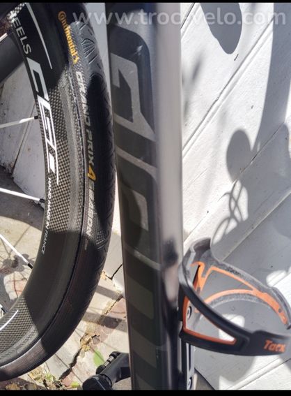 Giant tcr noir et orange roue flash wheels - 5