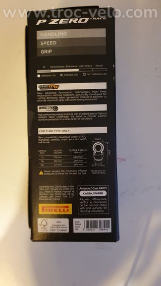 Pneu PIRELLI P ZERO Race 700x26c TubeType Souple - 3