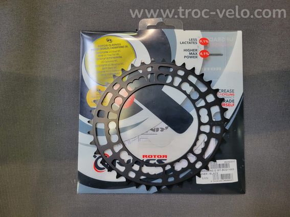 Plateau Rotor Qrings 39 dents Alu neuf - 2