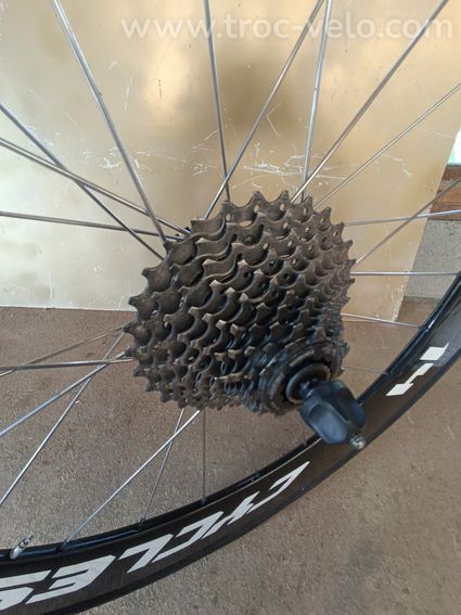 Roue Arrière Cycles 14 Carbone 80mm Boyau - 2
