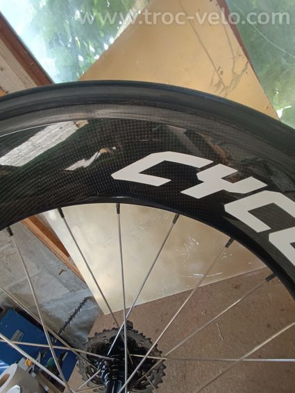 Roue Arrière Cycles 14 Carbone 80mm Boyau - 3